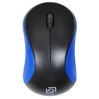 Мышь Oklick 605SW (черный/синий)  фото 1